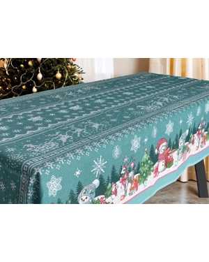 Новогодняя скатерть Состав хлопок+лён Размер 150 на 220см