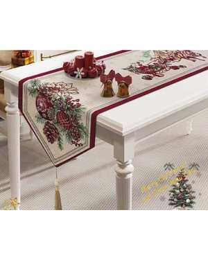 Новогодняя Дорожка гобеленовая Размер 35 на 180см