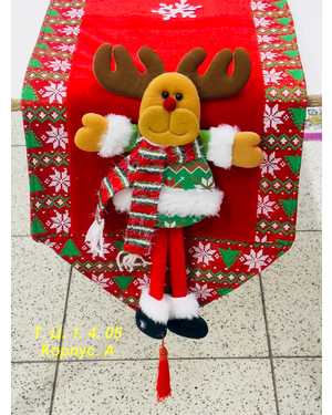 Новогодняя Дорожка Материал: Велюр Размер 35 на 180см