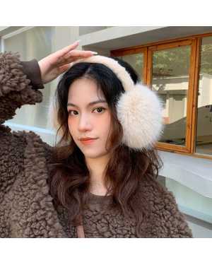 плюшевые зимние наушники