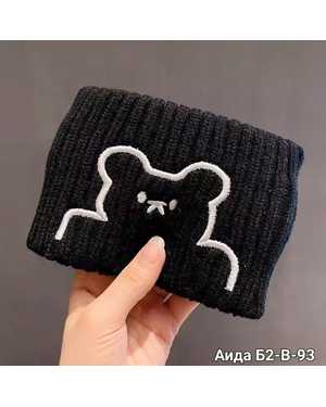 теплая повязки с нашивкой-медведиком