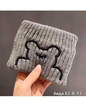 теплая повязки с нашивкой-медведиком