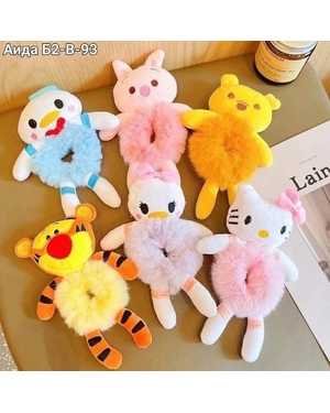 резиночки для волос в мультяшном стиле без выбора