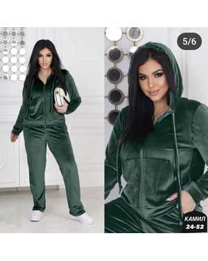 ЖЕНСКИЙ КОСТЮМ ДВОЙКА ТКАНЬ ВЕЛЮР