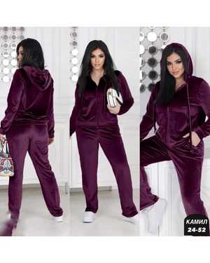 ЖЕНСКИЙ КОСТЮМ ДВОЙКА ТКАНЬ ВЕЛЮР