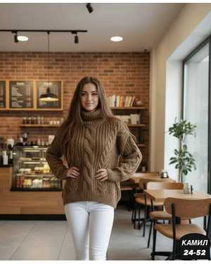 СВИТЕР ТКАНЬ ВЯЗАНЫЙ