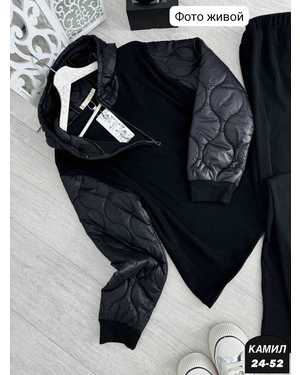 ЖЕНСКИЙ КОСТЮМ ДВОЙКА ТКАНЬ ЛАПША - СИНТЕПОН