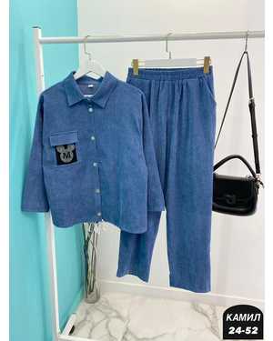 ЖЕНСКИЙ КОСТЮМ ТКАНЬ МИКРО ВЕЛЬВЕТ