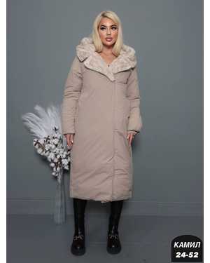 ЗИМНЯЯ КУРТКА ТКАНЬ ПУХ С ХОЛОФАЙБЕРОМ