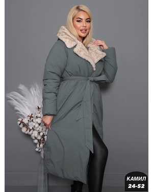 ЗИМНЯЯ КУРТКА ТКАНЬ ПУХ С ХОЛОФАЙБЕРОМ