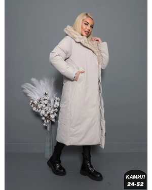 ЗИМНЯЯ КУРТКА ТКАНЬ ПУХ С ХОЛОФАЙБЕРОМ