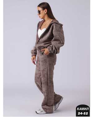 ЖЕНСКИЙ КОСТЮМ ДВОЙКА ТКАНЬ ДВУХНИТКА С НАЧЁСОМ