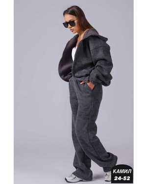 ЖЕНСКИЙ КОСТЮМ ДВОЙКА ТКАНЬ ДВУХНИТКА С НАЧЁСОМ