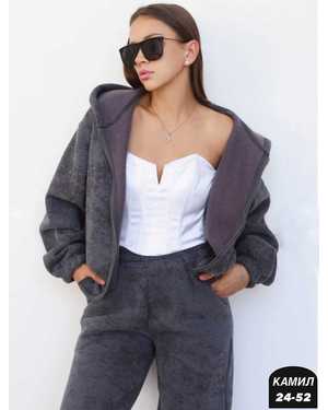 ЖЕНСКИЙ КОСТЮМ ДВОЙКА ТКАНЬ ДВУХНИТКА С НАЧЁСОМ