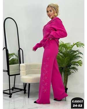 ЖЕНСКИЙ КОСТЮМ ДВОЙКА ТКАНЬ КАШЕМИР С СТРАЗАМИ