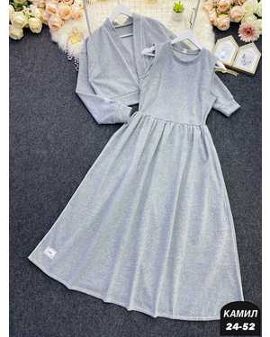 ЖЕНСКИЙ КОСТЮМ ДВОЙКА ТКАНЬ ДВУНИТ НА ФЛИСЕ