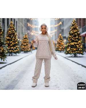 ЖЕНСКИЙ КОСТЮМ ДВОЙКА ТКАНЬ КАШЕМИР С СТРАЗАМИ