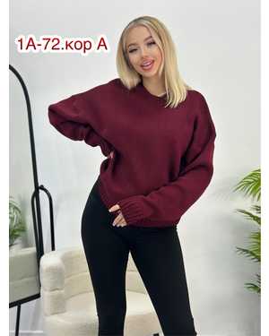 СВИТЕР ТКАНЬ ШЕРСТЬ И АКРИЛ