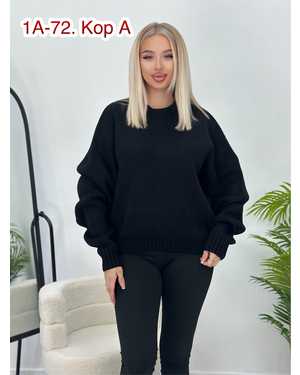 СВИТЕР ТКАНЬ ШЕРСТЬ И АКРИЛ