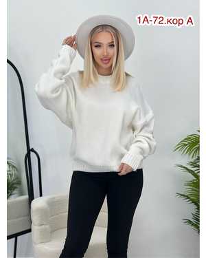 СВИТЕР ТКАНЬ ШЕРСТЬ И АКРИЛ