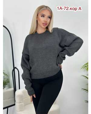 СВИТЕР ТКАНЬ ШЕРСТЬ И АКРИЛ