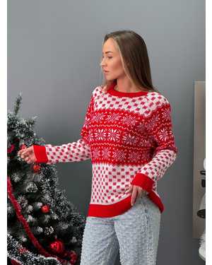 СВИТЕР ТКАНЬ ШЕРСТЬ И АКРИЛ