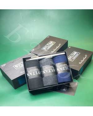 МУЖСКИЕ НОСКИ входят 3 пары+ручка в подарок Состав: Хлопок 85% Эластан 10% Полиамид 5% Размер:41-46