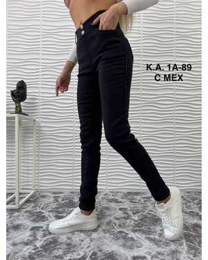 ДЖЕГГИНСЫ В РАЗМЕР ТКАНЬ ДЖИНС НА МЕХУ