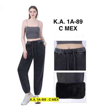 ДЖЕГГИНСЫ ТКАНЬ ДЖИНС НА МЕХУ