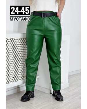 ШТАНЫ ТКАНЬ НАТУРАЛЬНАЯ КОЖА