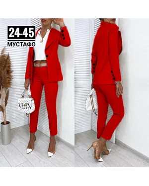 ЖЕНСКИЙ КОСТЮМ ДВОЙКА ТКАНЬ БАРБИ С ПОДКЛАДКИ