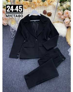 ЖЕНСКИЙ КОСТЮМ ДВОЙКА ТКАНЬ БАРБИ С ПОДКЛАДКИ