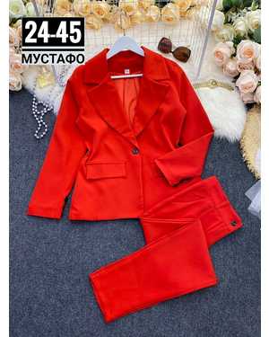 ЖЕНСКИЙ КОСТЮМ ДВОЙКА ТКАНЬ БАРБИ С ПОДКЛАДКИ