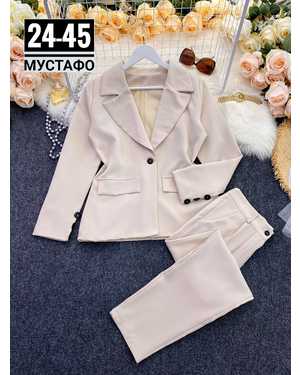 ЖЕНСКИЙ КОСТЮМ ДВОЙКА ТКАНЬ БАРБИ С ПОДКЛАДКИ