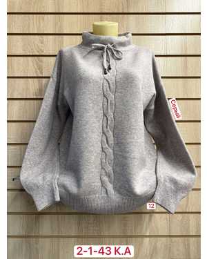 СВИТЕР ТКАНЬ 52% CASHMERE, 28% WOOL, 15% COTTON, 5% ELASTANE