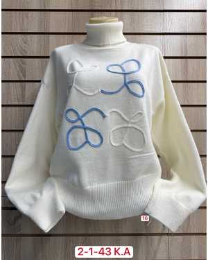 СВИТЕР ТКАНЬ 70% COTTON, 20% CASHMERE, 10% ELASTANE