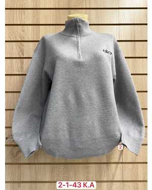 СВИТЕР ТКАНЬ 65% COTTON, 30% CASHMERE, 5% ELASTANE