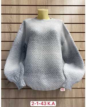 СВИТЕР ТКАНЬ 70% COTTON, 20% WOOL, 10% CASHMERE