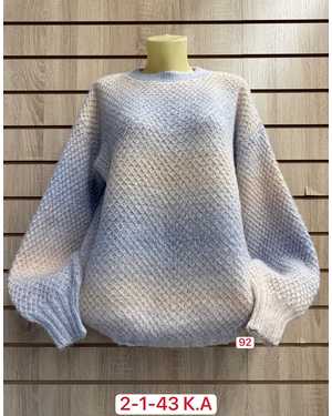 СВИТЕР ТКАНЬ 70% COTTON, 20% WOOL, 10% CASHMERE