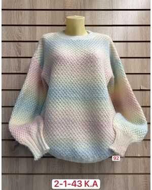 СВИТЕР ТКАНЬ 70% COTTON, 20% WOOL, 10% CASHMERE