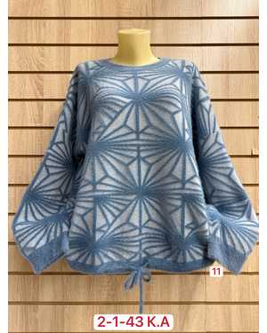 СВИТЕР ТКАНЬ 50 % CASHMERE, 28% WOOL, 17% COTTON, 5% ELASTANE