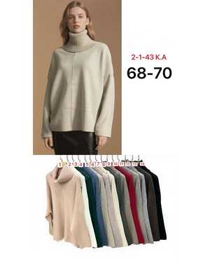 СВИТЕР ТКАНЬ ХЛОПОК, КАШЕМИР, ШЕРСТЬ, ЭЛАСТАН