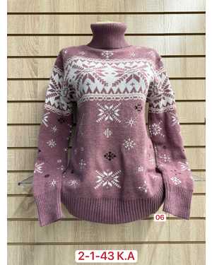 СВИТЕР ТКАНЬ 60% COTTON, 20% CASHMERE, 10% WOOL, 10% ANGORA