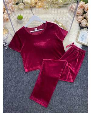 ПИЖАМА ТКАНЬ ВЕЛЮР