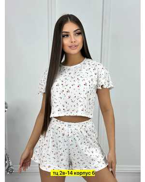 ПИЖАМА В РАЗМЕР ТКАНЬ ЛАПША РУБЧИК