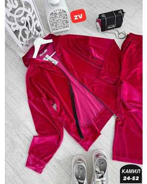 ЖЕНСКИЙ КОСТЮМ ТКАНЬ ЛОМАНЫЙ ВЕЛЮР