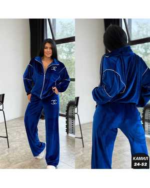 ЖЕНСКИЙ КОСТЮМ ДВОЙКА ТКАНЬ БАРХАТНЫЙ ВИЛЮР