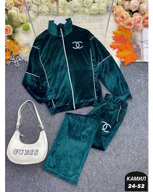 ЖЕНСКИЙ КОСТЮМ ДВОЙКА ТКАНЬ БАРХАТНЫЙ ВИЛЮР