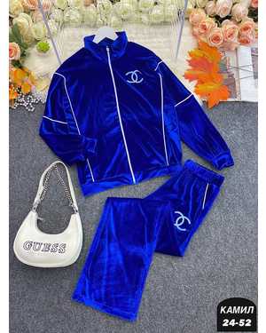 ЖЕНСКИЙ КОСТЮМ ДВОЙКА ТКАНЬ БАРХАТНЫЙ ВИЛЮР