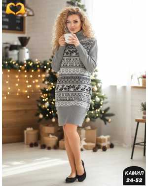 ТУНИКА ТКАНЬ КАШЕМИР + ВЯЗНЫЙ